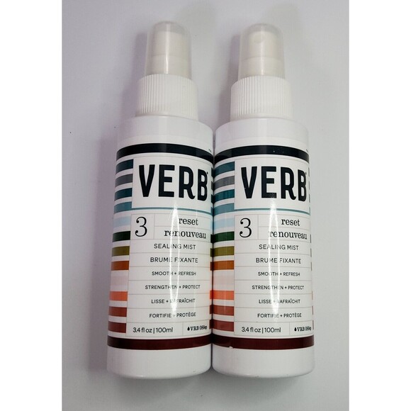 Lot Of 2- Verb 3 Reset Sealing Mist Smooth Refresh Strengthen Protect 3.4oz - Picture 1 of 3